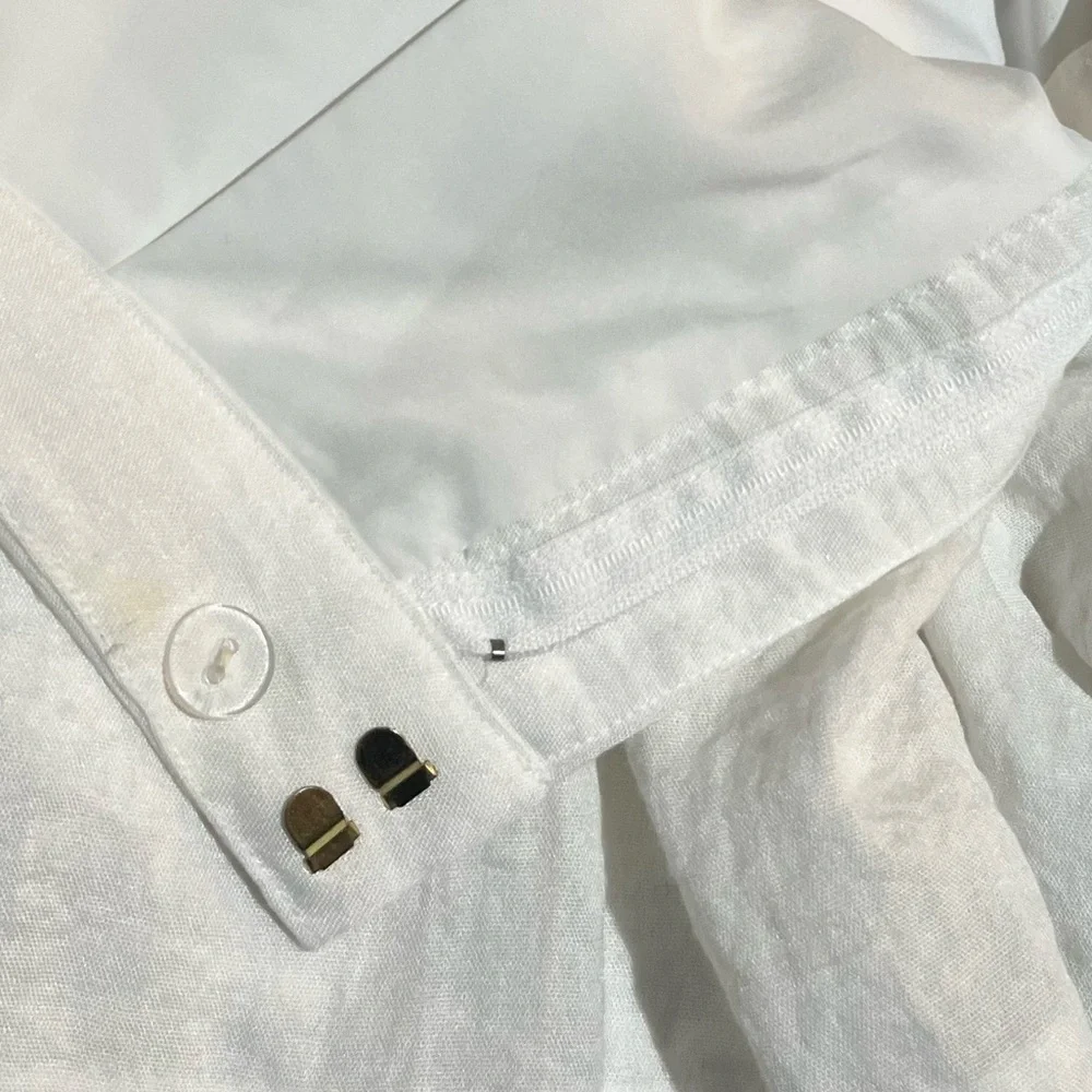 MICHAEL Michael Kors White Shorts Fully Lined Pleated Front Dressy Sz 6